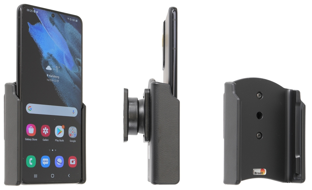 Brodit Passiv holder med kuleledd, Samsung Galaxy S21+ 5G SM-G996B/SM-G996B/DS 