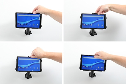 Brodit Passiv holder med kuleledd, Lenovo Tab M8 HD TB-8505X (Micro-USB)/TB-8505XC (USB Type-C)