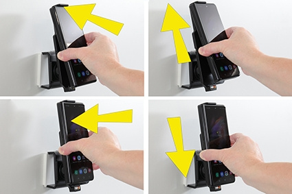 Brodit Passiv holder med kuleledd, Samsung Galaxy Z Fold3 5G 
