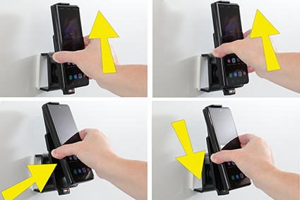 Brodit Passiv holder med kuleledd, Samsung Galaxy Z Fold3 5G 