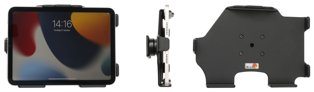 Brodit Passiv holder med kuleledd, Apple iPad Mini 6th Gen (A2567, A2568, A2569)/7th Gen 2024 (A2995, A2996)