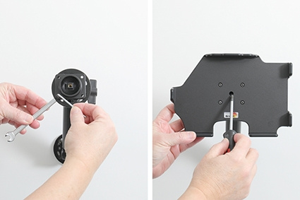 Brodit Passiv holder med kuleledd, Apple iPad Mini 6th Gen (A2567, A2568, A2569)/7th Gen 2024 (A2995, A2996)