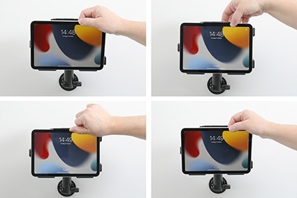 Brodit Passiv holder med kuleledd, Apple iPad Mini 6th Gen (A2567, A2568, A2569)/7th Gen 2024 (A2995, A2996)