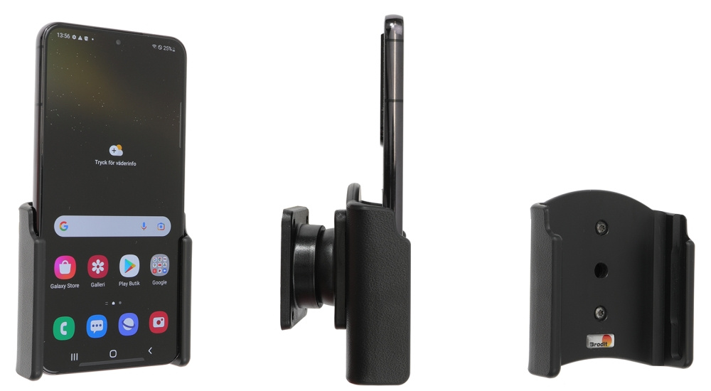 Brodit Passiv holder med kuleledd, Samsung Galaxy S22 5G SM-S901B/SM-S901B/DS 