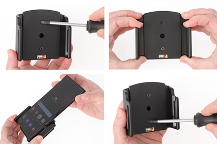 Brodit Passiv holder med kuleledd, Samsung Galaxy S22 Ultra 5G (SM-S908B/SM-S908B/DS) 