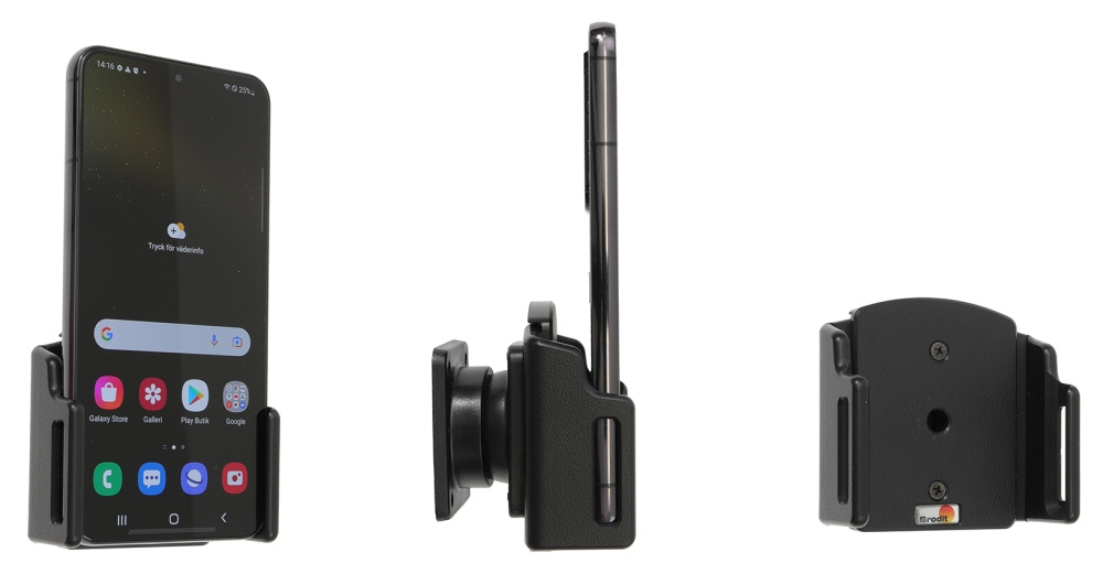 Brodit Passiv holder med kuleledd, Samsung Galaxy S22 5G SM-S901B/SM-S901B/DS 