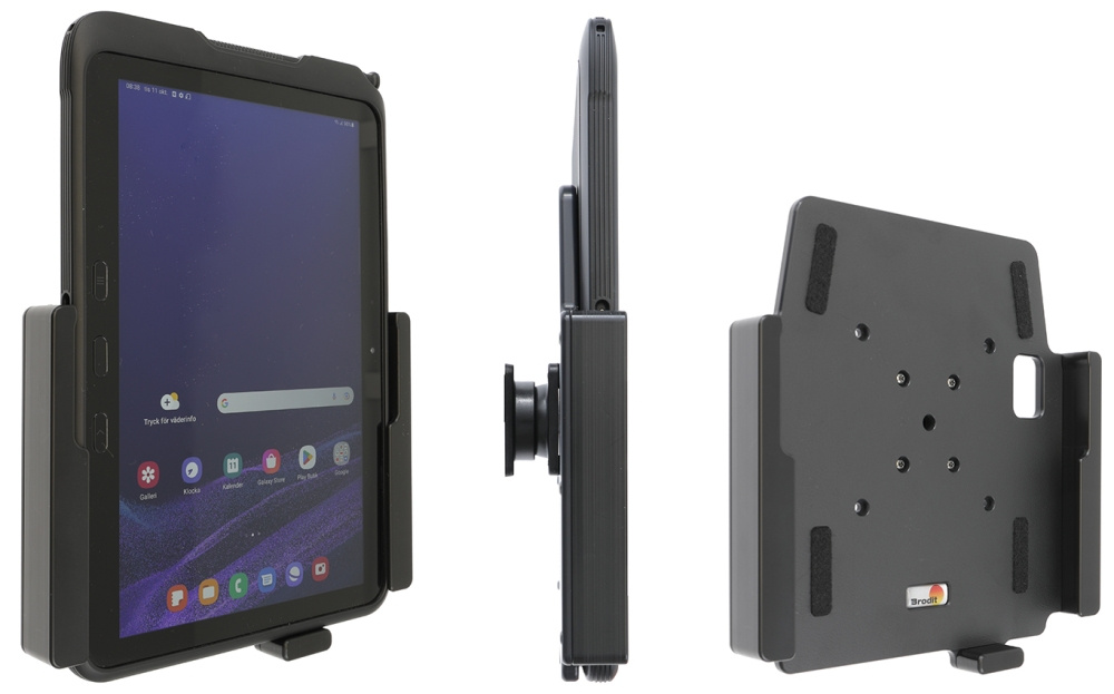 Brodit Passiv holder med kuleledd, Samsung Galaxy Tab Active 4 Pro SM-T630/SM-T636 