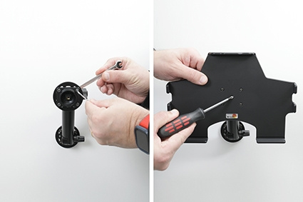 Brodit Passiv holder med kuleledd, Apple iPad 10th Gen (A2696, A2757, A2777)/2025 A16 (A3354, A3355, A3356)