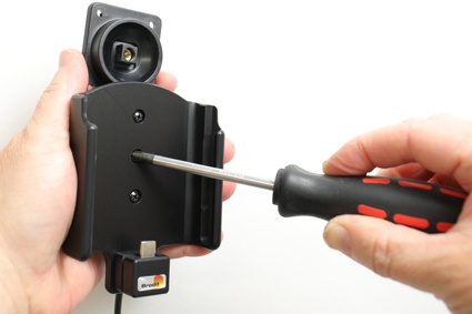 Brodit Aktiv holder med cigarettkontakt, Huawei P20 Lite 