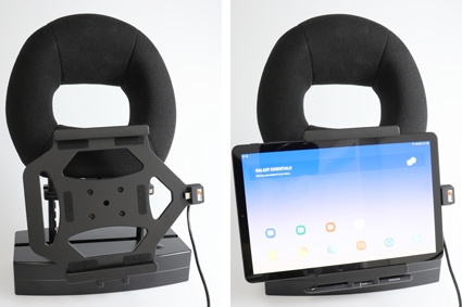 Brodit Aktiv holder med cigarettkontakt, Samsung Galaxy Tab S4 10.5 SM-T830/SM-T835 