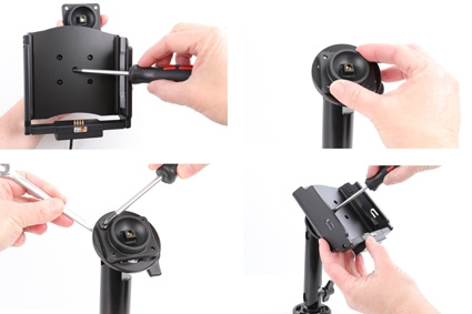 Brodit Aktiv holder med sigarettkontakt, Honeywell EDA70/EDA71