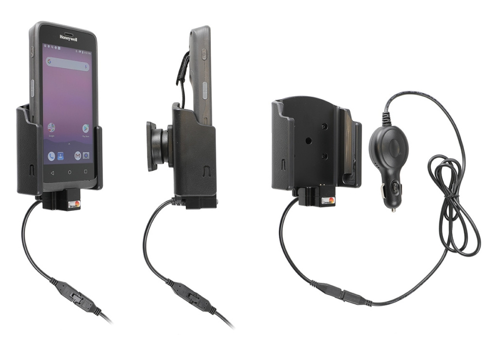 Brodit Aktiv holder med cigarettkontakt, Honeywell EDA51 