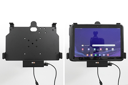 Brodit Aktiv holder med cigarettkontakt, Samsung Galaxy Tab Active 4 Pro SM-T630/SM-T636 