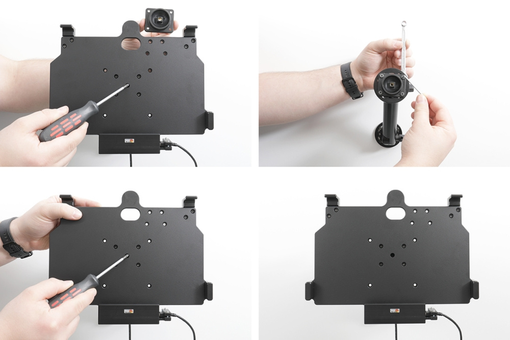 Brodit Aktiv holder med cigarettkontakt, Samsung Galaxy Tab Active 5 Pro SM-X356B 