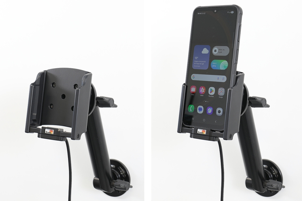 Brodit Aktiv holder med sigarettenhet, Samsung Galaxy XCover 7 Pro SM-G766