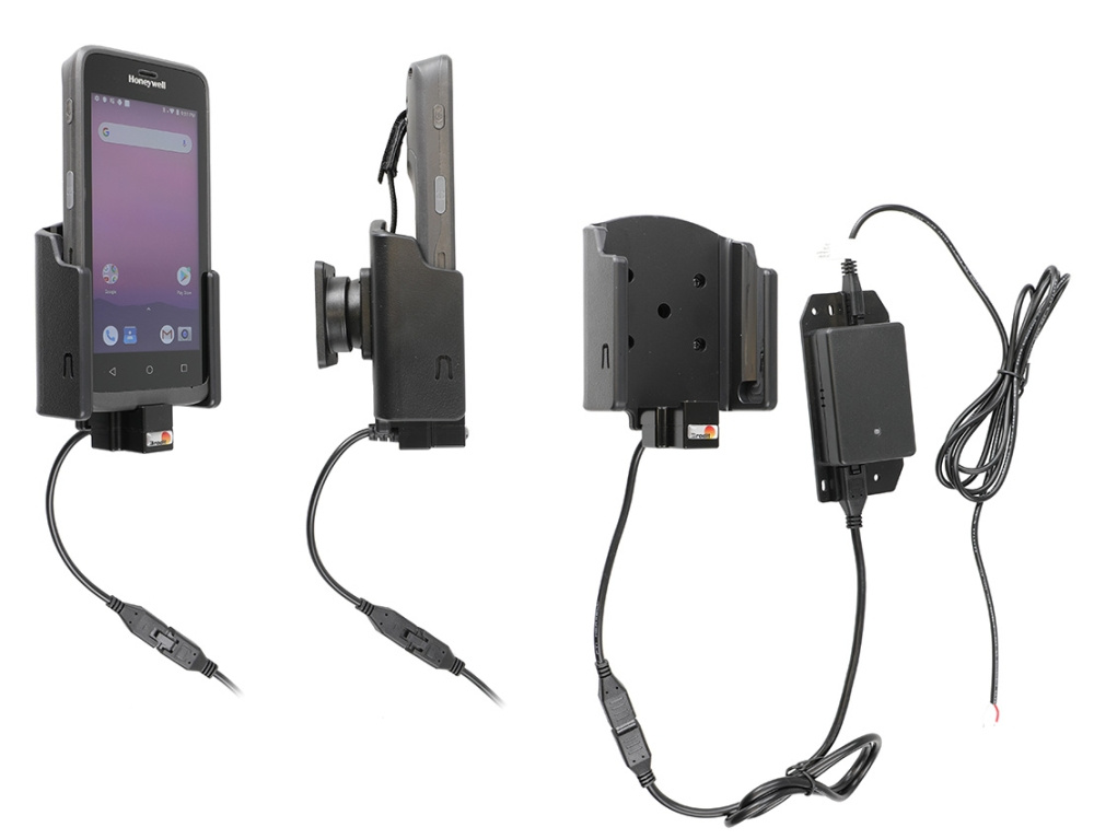 Brodit Aktiv holder for fast montering, Honeywell EDA51 