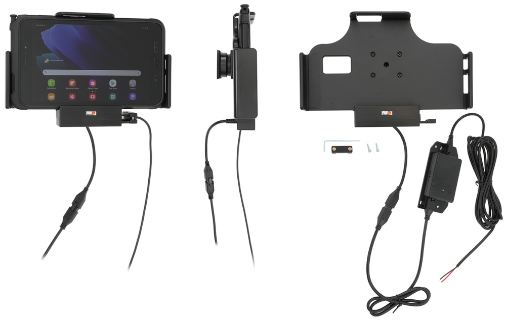 Brodit Aktiv holder for fast montering, Samsung Galaxy Tab Active 2 SM-T390/SM-T395/3 SM-T570/SM-T575