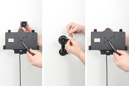 Brodit Aktiv holder for fast installasjon, Samsung Galaxy Tab Active 3 SM-T570/SM-T575/5 SM-X300/SM-X306B