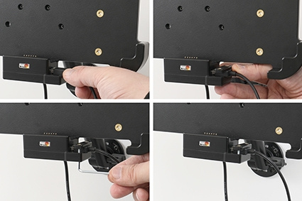 Brodit Aktiv holder for fast montering, Honeywell EDA10A 