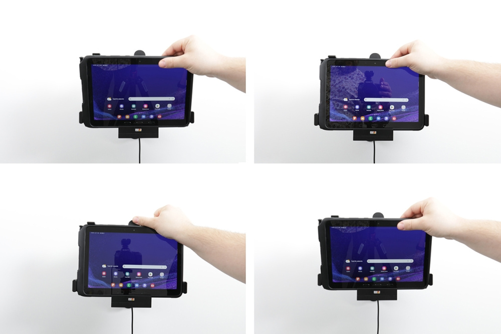 Brodit Aktiv holder for fast montering, Samsung Galaxy Tab Active 5 Pro SM-X356B 