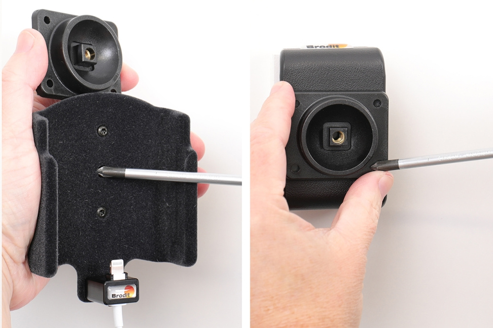 Brodit Holder for Kabeltilkobling, Apple iPhone 11 Pro 