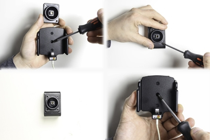 Brodit Holder for Kabeltilkobling, Apple iPhone 11/11 Pro/X/XR/Xs