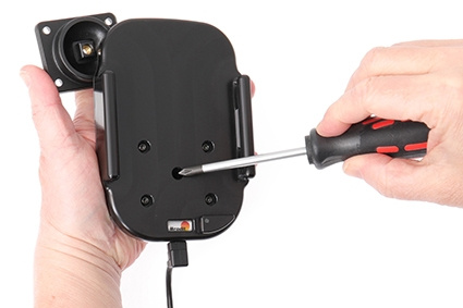 Brodit Qi trådløs aktiv mobilholder med billader, Apple iPhone 11