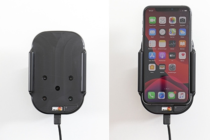 Brodit Qi trådløs aktiv holder for fast montering, Apple iPhone 11 Pro 
