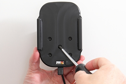 Brodit Qi trådløs aktiv holder for fast montering, Samsung Galaxy S20 4G, 5G (SM-G981B/SM-G981F) 