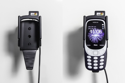 Brodit Aktiv holder med USB-kabel og cigarettadapter, Nokia 3310 (2017) 