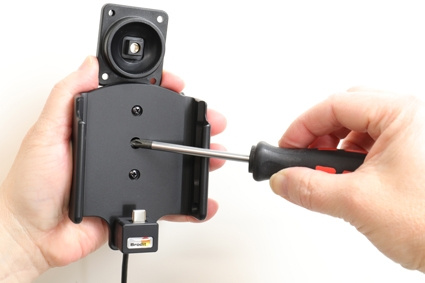 Brodit Aktiv holder med USB-kabel og cigarettadapter, Samsung Galaxy S9+ 