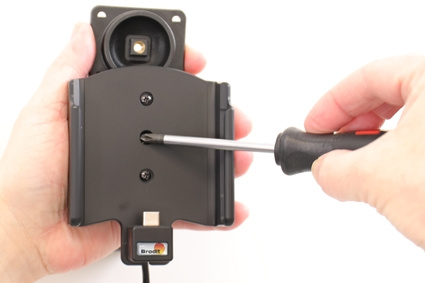 Brodit Aktiv holder med USB-kabel og cigarettadapter, Samsung Galaxy S10+ 