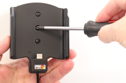 Brodit Aktiv holder med USB-kabel og cigarettadapter, Samsung Galaxy S10+ 