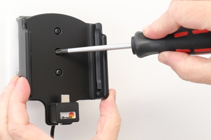 Brodit Aktiv holder med USB-kabel og cigarettadapter, Samsung Galaxy XCover 4s 