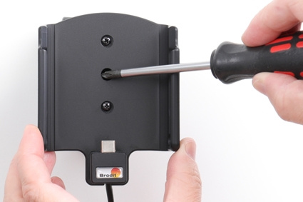 Brodit Aktiv holder med USB-kabel og cigarettadapter, Samsung Galaxy A50 (SM-A505) 