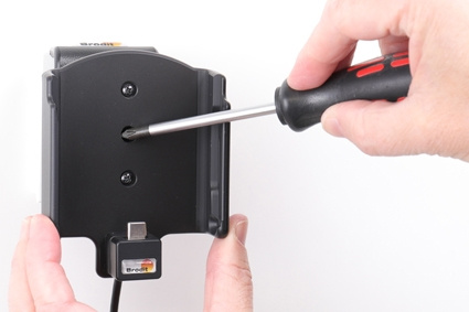 Brodit Aktiv holder med USB-kabel og cigarettadapter, Samsung Galaxy Note 10 SM-N970 