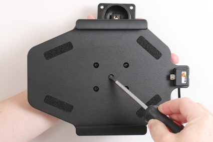 Brodit Aktiv holder med USB-kabel og cigarettadapter, Samsung Galaxy Tab A 8.0 (2019 SM-T290/SM-T295) 