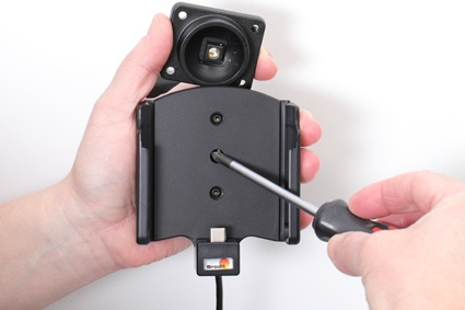 Brodit Aktiv holder med USB-kabel og cigarettadapter, Samsung Galaxy Xcover Pro SM-G715 