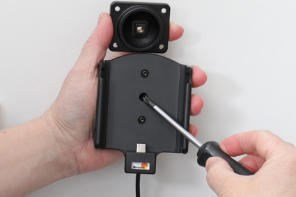 Brodit Aktiv holder med USB-kabel og cigarettadapter, Samsung Galaxy S20 4G, 5G (SM-G981B/SM-G981F) 