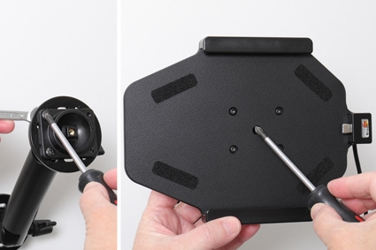 Brodit Aktiv holder med USB-kabel og cigarettadapter, Samsung Galaxy Tab A 8.4 (2020) SM-T307 