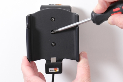 Brodit Aktiv holder med USB-kabel og cigarettadapter, Samsung Galaxy A51 SM-A515F/DSN 