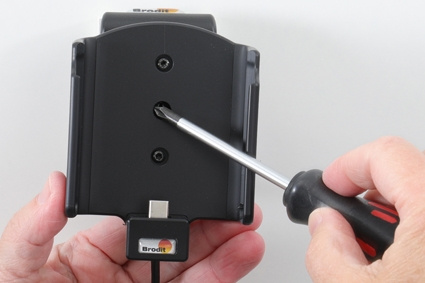 Brodit Aktiv holder med USB-kabel og cigarettadapter, Samsung Galaxy A41 (SM-A415F) 