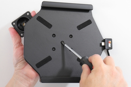 Brodit Aktiv holder med USB-kabel og cigarettadapter, Samsung Galaxy Tab A7 10.4 (2020) SM-T500/SM-T505 