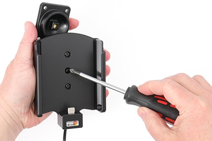 Brodit Aktiv holder med USB-kabel og cigarettadapter, Samsung Galaxy A72 SM-A725F/DS 