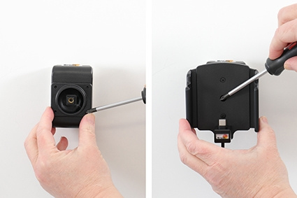 Brodit Aktiv holder med USB-kabel og cigarettadapter, Samsung Galaxy S22 Ultra 5G (SM-S908B/SM-S908B/DS) 