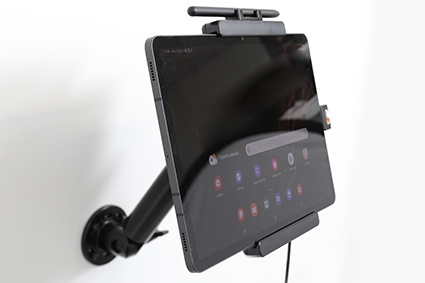 Brodit Aktiv holder med USB-kabel og cigarettadapter, Samsung Galaxy Tab S8 SM-X700 