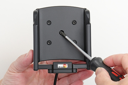 Brodit Aktiv holder med USB-kabel og cigg-adapter, Samsung Galaxy Xcover 6 Pro 