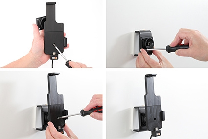 Brodit Aktiv holder med USB-kabel og cigarettadapter, Samsung Galaxy Z Fold4 5G/Fold5