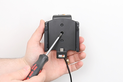 Brodit Aktiv holder med USB-kabel og cigarettadapter, Samsung Galaxy A34 5G 