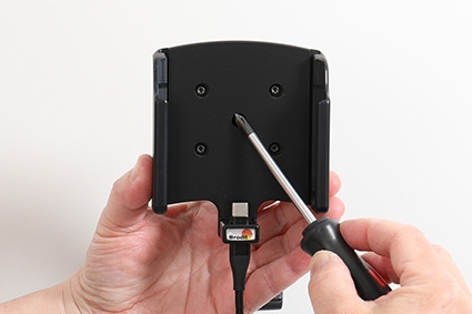 Brodit Mobildeksel med Aktiv holder og billader, Apple iPhone 15 Pro Max 